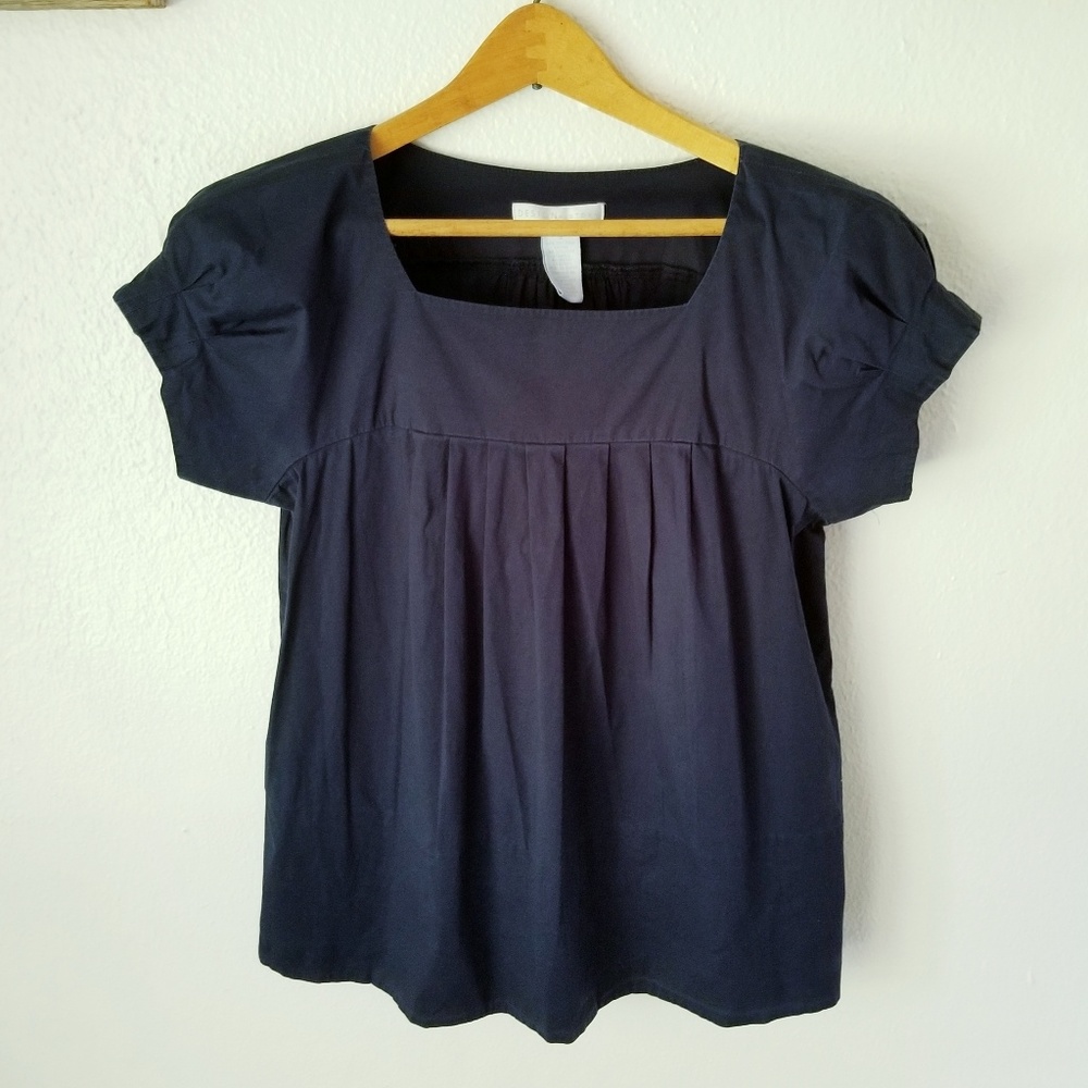 Design History navy blue top size S